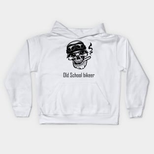 Old School bikeer Kids Hoodie